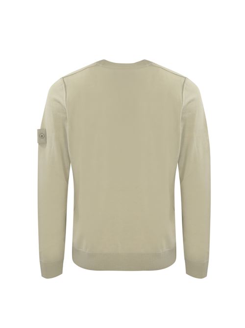 Maglia Ghost 566FC Light Pure in lana beige STONE ISLAND | 8115566FCV0090